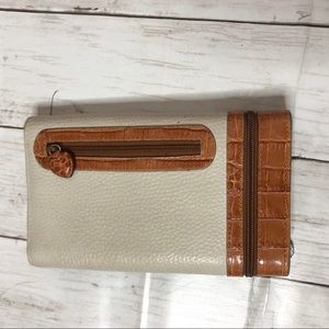 Brighton Pebble Leather Wallet Multi Compartments